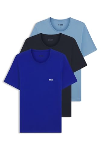 966diversos Aberto Cor Kit 3 Camisetas Masculinas Gola Careca Logo Discreto