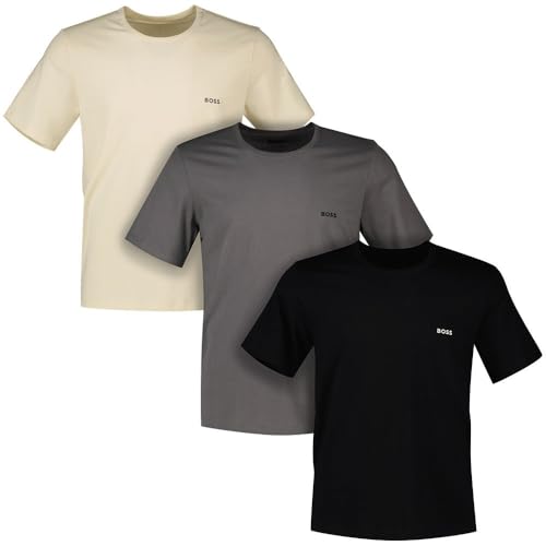Diversos Aberto 991 Cor Kit 3 Camisetas Masculinas Gola Careca Logo Discreto