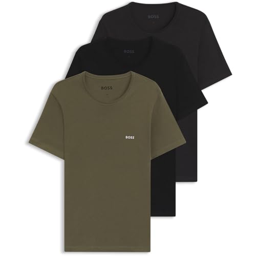 983diversos Aberto Cor Kit 3 Camisetas Masculinas Gola Careca Logo Discreto
