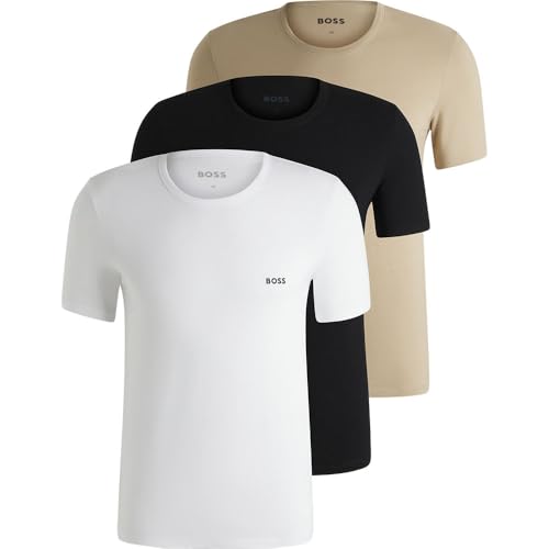 965diversos Aberto Cor Kit 3 Camisetas Masculinas Gola Careca Logo Discreto