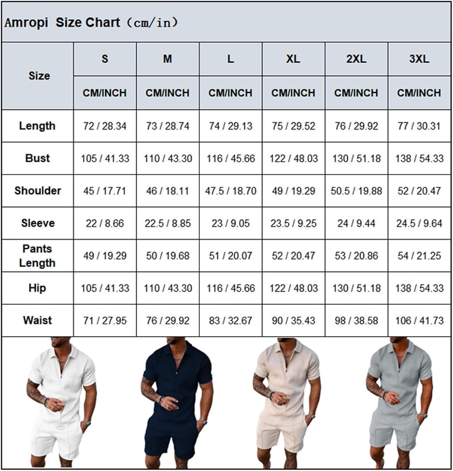 Conjunto Esportivo Masculino com Zíper Camiseta e Short