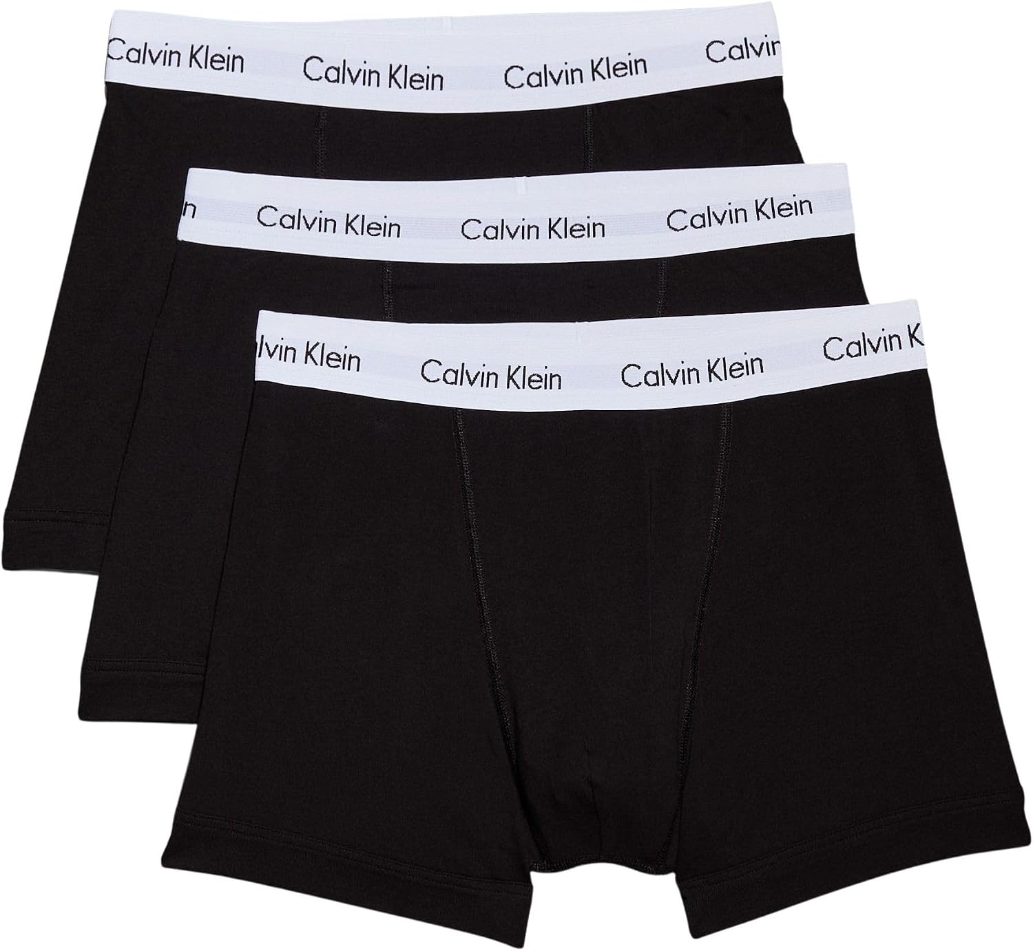 Cueca Boxer Masculina Pack 3 Trunks Em Algodão Elástico