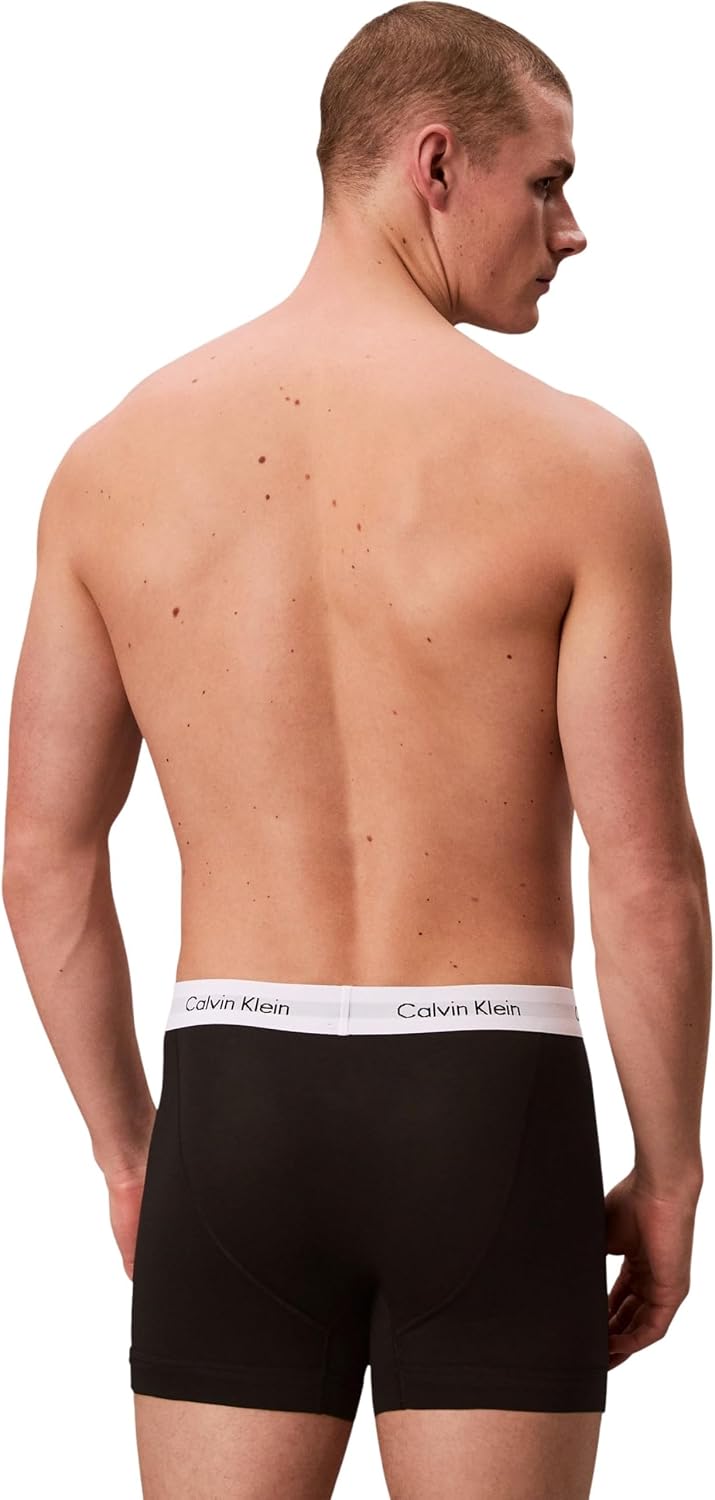 Cueca Boxer Masculina Pack 3 Trunks Em Algodão Elástico